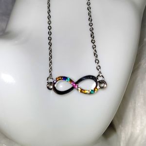 rainbow infinity bracelet